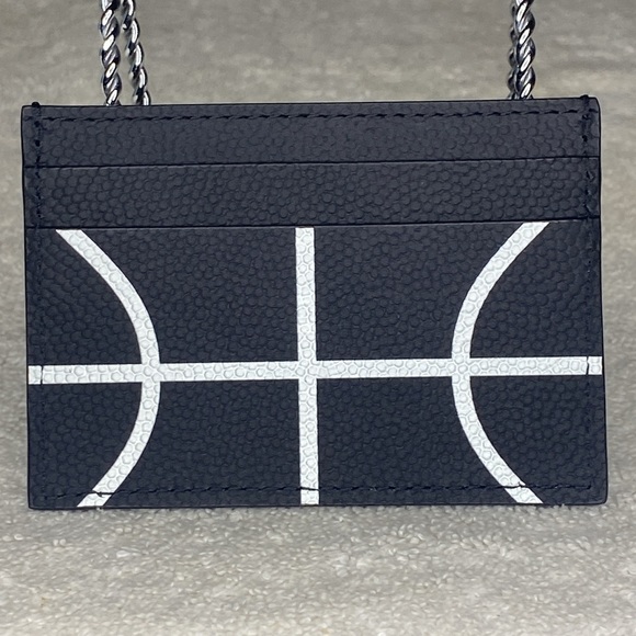 NWT Off-White Basketball Leather Card Case in Black (2.75" x 4") SOLD OUT - Picture 4 of 6